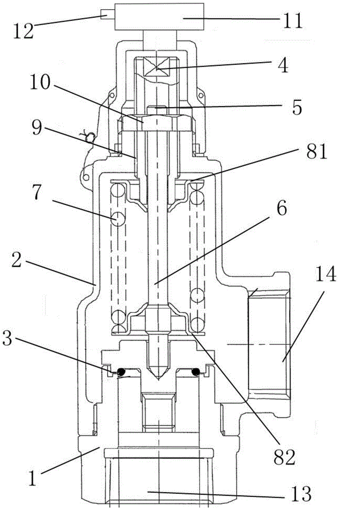 手動式氣動調節閥整體結構圖 手動式氣動調節閥整體結構圖