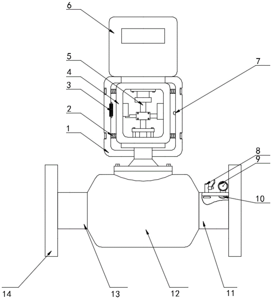 電動調(diào)節(jié)閥結(jié)構(gòu)示意圖 電動調(diào)節(jié)閥結(jié)構(gòu)示意圖